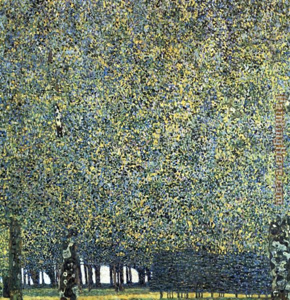 Park painting - Gustav Klimt Park art painting